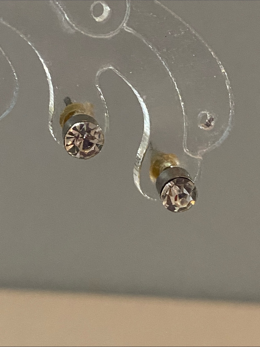 Sparkling Clear Crystal Stud Earrings - Women Jewelry